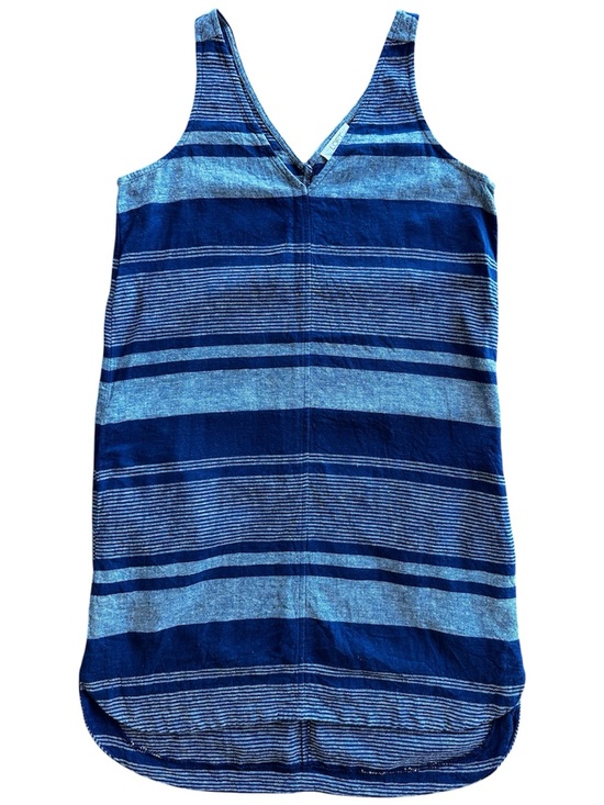 LOFT Dresses & Skirts - LOFT Outlet Lounge Resort Beach Summer Dress Stripe Linen Blend Women's Size XS
